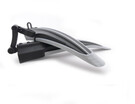 Qian Xu bike fender bike lane front&rear fender fender fender riding accessories 1 pair of extended version 4 colors
