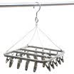 You Mu multi-function multi-clip drying rack stainless steel underwear pantyhose baby drying rack 26 clip