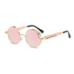 Round Metal Sunglasses Steampunk Men Women Fashion Glasses Brand Designer Unisex Retro Vintage Round Sunglasses UV400