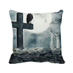 Religion Christianity Crow Snake Hands Square Throw Pillow Insert Cushion Cover Home Sofa Decor Gift