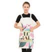 Algodón de lino Flamingo patrón delantal Adultos Baberos Inicio Cocina para hornear Limpieza delantales de cocina Accesorios