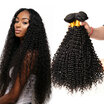 YAVIDA Hair Brazilian Hair Weave Bundles Human Hair Kinky Curly Virgin Hair 4 Bundles Brazilian Kinky Curly Hair Weave