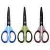 Deli 6055 Teflon material anti-sticking stainless steel scissors color random