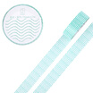 Kinbor hand book&paper tape 15mm7m hand book sticker color decorative tape ripple · Ruozhu DTB64232-1