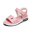 2018 New Girls Sandals Summer Soft Bottom Beach Shoes Fashin Girls Sandals High Quality Students Flat Shoes Kids Shoes