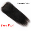 NamiHair Wholesale Price 4x4 Lace Closure Brazilian Virgin Human Straight Hair Free Part Middle Part Three Part Remy Human Hair