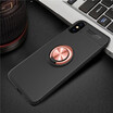 Iphone X Luxury Metal Ring Magnetic Bracket Shockproof Cooling TPU Phone Case