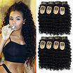 YAVIDA Hair Cheap Virgin Deep Wave Indian Hair Weave 4pcslot Unprocessed 7A Virgin Hair Bundle Indian Deep Wave Human Hair Bundle