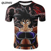 Multi-style Seven Dragon Ball Anime Print T-shirt Mens Fashion Short-sleeved Casual T-shirt Summer Cool Cotton T-shirt