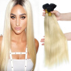 Nami Hair Ombre 3 Bundles 1b613 Blonde Brazilian Human Straight Hair Extension Two Tone Color 10"-22" Human Hair Weave