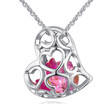 Women Heart Pendant Necklaces Female Ladies Vintage Fashion Jewelry Accessories High Quality Valentines Day Gift 26557