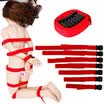 Misecret SM Alternative Toys Adult Appeal Sex Knitting Bundle with Seven Pieces Red