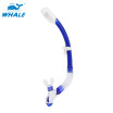 Whale Dry Snorkel with Comfortable Silicone Mouthpiece&Purge Valve for Snorkeling&Scuba Diving