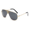 LIKEUS Luxury men sunglasses casual fashion eyewear Summer beach metal turtles personality cross-beam retro sunglasses