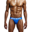 JOCKMAIL Mens Thong Super Sexy Double Thong Cotton Sweat Sexy Underwear GAY