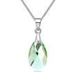 Fashion Blue Crystal Water Drop Pendant Necklace Crystal from Austrian Women High Quality Necklace Trendy Jewelry 27377