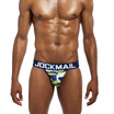 JOCKMAIL Mens Underwear Thong Super Sexy Double Thong Camouflage Nylon Underwear Sexy GAY