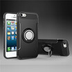 Apple Iphone 55S5SE Armor Car Magnetic Suction Ring Bracket Silicon TPU Hard PC Phone Case
