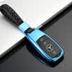 Digaren Mercedes-Benz car key case E-class new E200L E300L E320L Maybach S-class s450l key cover protective shell men&women sky gray fashion braided rope buckle