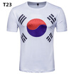 2018 New World Cup Memorial T-shirts Short-sleeved Casual Fans Orgy Football Printing Series Sports Running Fitness Sweatshirt
