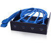 Kingshare drive USB30 four expansion panel for optical drive 525 &quotpanel U3C4A20
