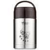 China&Asia stew pot vacuum insulation braised pot lunch box porridge pot 1000ml brown HM-1000