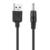USB a 35 mm macho Barril Jack 5V DC Cable de conexión de alimentación 15 M