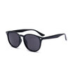 LIKEUS New Design HD Mirror Women Men Popular Sunglasses Simple Design Round Plastic Frame glasses for party travel outdoor
