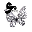 Classic Women Butterfly Brooch Jewelry Hollow Out Rhinestone Brooches Insect Broches Ethnic Tribal Bijoux Arab Hijab Pins Gift