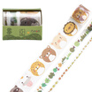 Kinbor 3 roll PDA&paper tape 71330mm3m hand book sticker DIY decorative tape black&white picture DTB64256