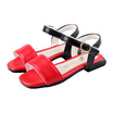 2018 New Children Sandals for Leather Girls Shoes Kids Summer Beach Baby Girl Open Toe Sandals Fashion Comfortable