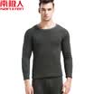 Nanjiren thermal underwear set men&women round neck plus velvet thickening underwear to keep warm