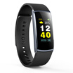 IWown i6PRO-C smart color heart rate bracelet sports waterproof fitness step counter Bluetooth oppo Android ios men&women stone black