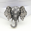 Big Size Retro Elephant Brooch Fashion Cute Elephant Buckle Brooches Rhinestone Shawl And Badges For Men Women Indian Jewelry