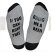 Novelty Socks with Funny Saying