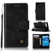 Mzxtby Flip Leather Wallet Case Cover Luxury Slim PU Leather Protect Back Cover Case For Sony Xperia X Compact Vintage Case