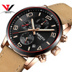 NIBOSI Quartz Watch Men Sports Men Watch Fashion Top Brand Luxury Waterproof Watches Leather Steel Strap Male Clock Quartz Movemet