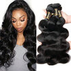 YAVIDA Hair Peruvian Virgin Hair Body Wave 4 Bundles 7A Unprocessed Virgin Human Hair Weave Mink Peruvian Hair Extension