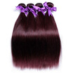 Nig Cute Hair Brazilian Burgundy Human Hair 4 Bundles 8A Grade Colored Brazilian Straight 99j Virgin Human Hair Weave