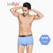 INTERIGHT Panties Mens Stretch Wide Elastic Solid Color Smoothing Boxer 4 Boxed Bright Color Group A XXL