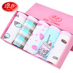 Langsha womens underwear womens briefs stretch cotton jacket middle waist girls pants large size 5 sweet ice cream models mixed color 160M