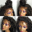 Long Lace Front Human Hair Wigs With Baby Hair Wavy 130 Brazilian Virgin Hair Lace Wigs For Women Natural Hair Free Shipping