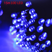 VCT - SIC056 Christmas Props 15m 100 LEDs Solar String Light Xmas Tree Decors Festival Supplies
