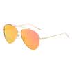 Parsons PARZIN classic toad section polarized sunglasses fashion couple models bright color sunglasses 8075 silver frame reflective film ice blue