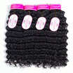 CLAROLAIR Hair Deep Curly Hair Weave Women Virgin Brazilian Hair Curly 4 Bundles Soft No Shedding