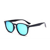 LIKEUS New Design HD Mirror Women Men Popular Sunglasses Simple Design Round Plastic Frame glasses for party travel outdoor