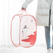 Ke Rui Kerier folding hamper cartoon hamper cotton linen art waterproof storage basket storage bag toy storage bucket bedroom debris storage box storage basket folding