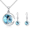 Fashion Jewelry Sets High Quality Necklace Sets For Women Jewelry Crystals Unique Round Design