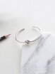 ONICE 925 Sterling Silver Bangle Features One Know Design WQZ002