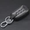 Huarong Roewe RX5 key bag hand sewing smart three-key black special car leather key set key ring